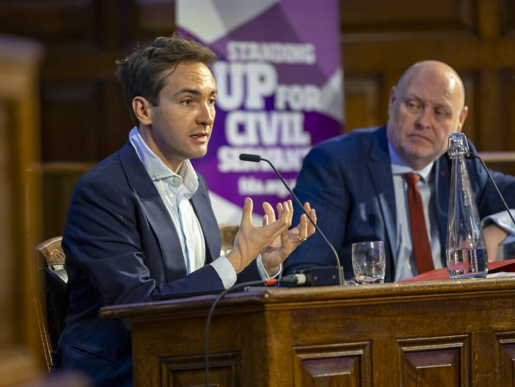 Lewis Goodall answers delegates questions at ADC 2025.