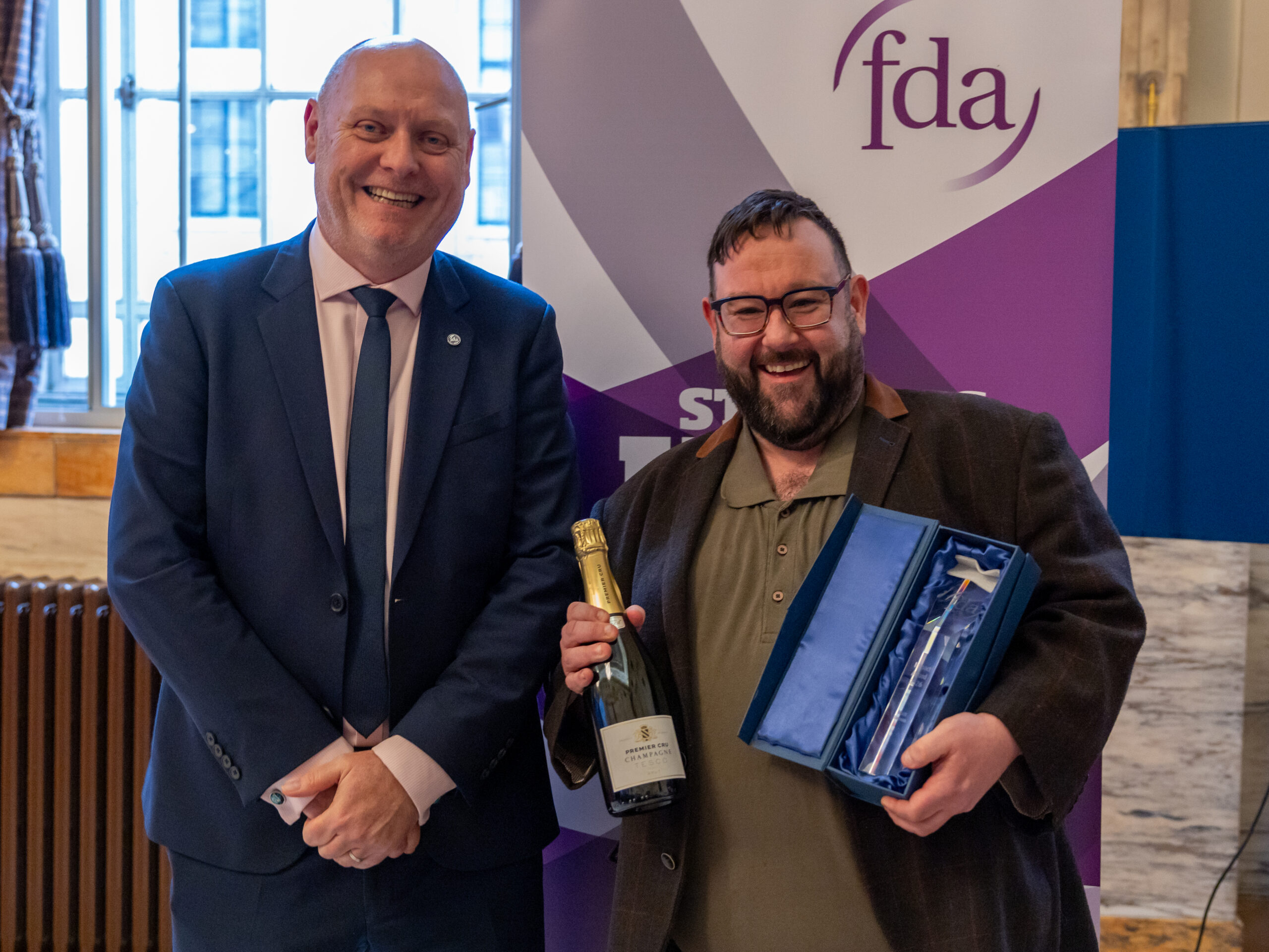 FDA DWP rep Matthew Brown receives 2026 Individual Impact Award